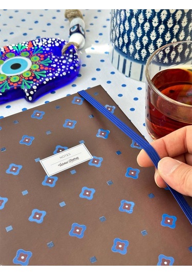 Victoria's Journals Spiralli Sert Kapak 17x24 96 Yaprak Çizgili Defter 123-0071 Kahverengi