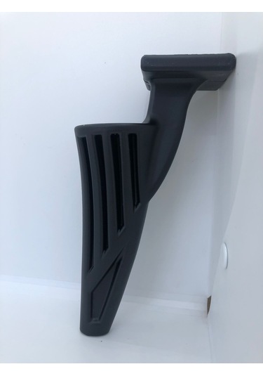 Plastik,21cm Mat Siyah Berjer Koltuk,ünite, Mobilya Ayağı 4 Adt