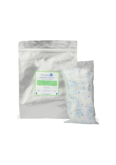 Marispacks 25 G X 25 Adet Silikajel Nem Alıcı Paket Nonwoven, Aluminyum Doypack Ambalajda