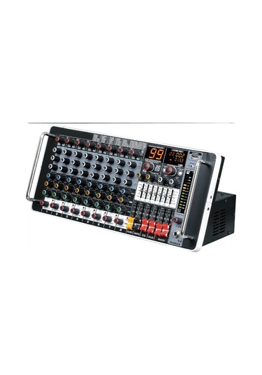 Odo Mr-12m99-5 12 Kanallı Efektli 2x500w Rack Tipi Anfili Power Mikser