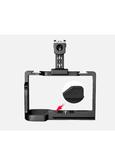 Ayex C24 Cage, Kamera Kafesi Sony A7C Uyumlu (Sony Alpha 7C, ILCE