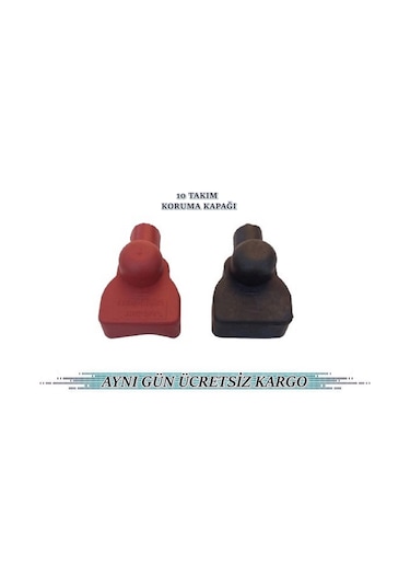 10 Takım Kurşun Akü Kutup Başı Koruma Lastiği. Kapak