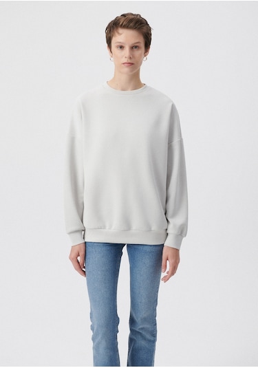 Mavi - Lux Touch Gri Sweatshirt 168837-70074 Gri