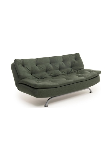 Pafu Rivo Üçlü Yataklı Koltuk - Keten Haki Haki