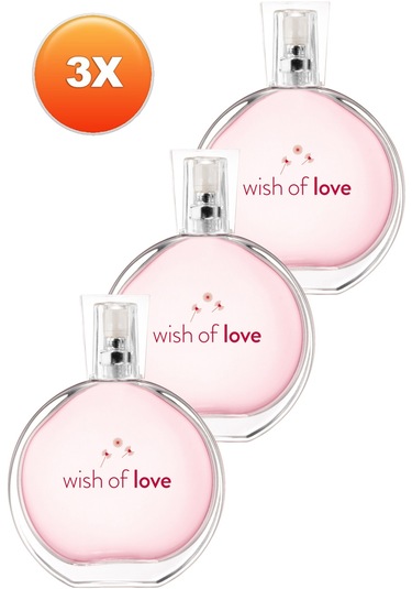Wish Of Love Kadın Parfüm Edt 50 Ml. Üçlü Set Diğer