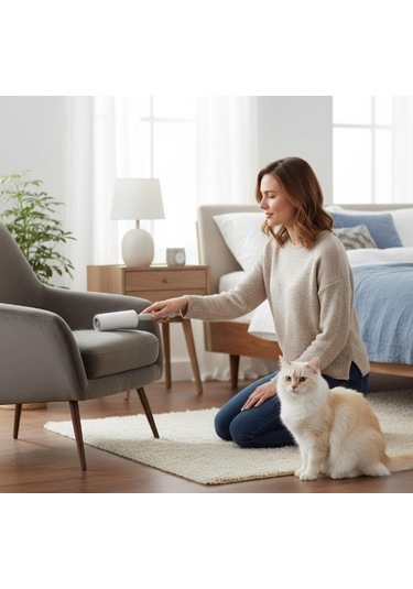 Titiz Rollo Yapışkanlı Tüy Toplayıcı Rulo - 60 Yaprak - 2 Adet Çok Renkli