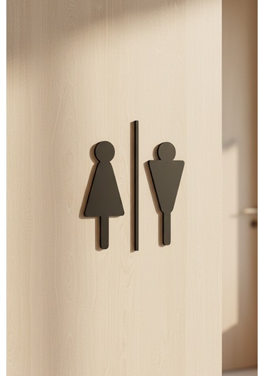 Wc Tabelası, Tuvalet Levhası, Kadın Erkek Tabela, Yönlendirme Levhaları 45