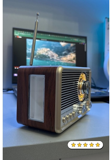 Kboard KTf-2019 Retro Vintage Nostaljik Bluetooth Radyo