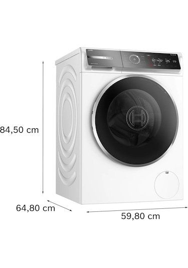 Bosch Serie 8 WGB254A1TR 1400 Devir 10 KG Çamaşır Makinesi
