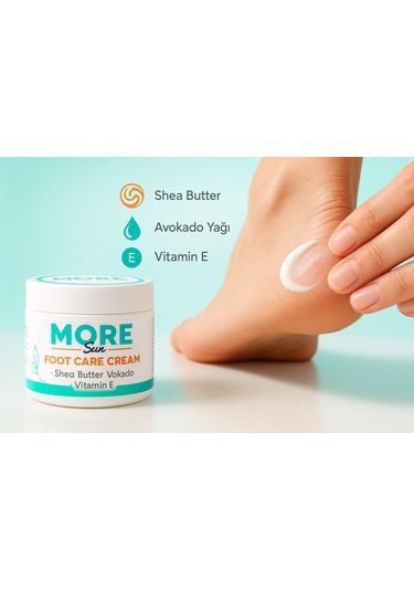Moresun Foot Care Cream Ayak Topuk Bakım Kremi 2'li