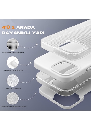 İphone Uyumlu 16 Pro Kılıf Nano Lansman Silikon Kapak Siyah