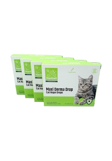 4 Kutu Kediler İçin 5li Damla Paketi 5x1gr