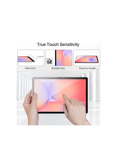 Samsung Galaxy Tab S11 Ekran Koruyucu 11 Inç Nano Esnek Kırılmaz Tam Uyumlu Darbe Ekran Koruma