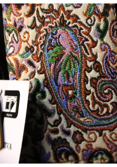 Pujiva Etnik Desen Akardion Terme Premium Kartlık Ekru Ekru