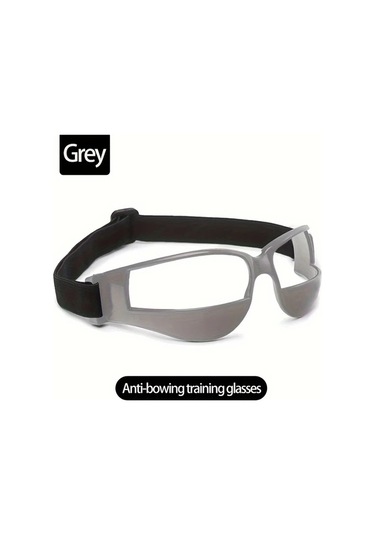 Elmpaly Basketbol Futbol Antrenman Gözlüğü Top Sürme Drilleri Yardımcı Aleti Gri