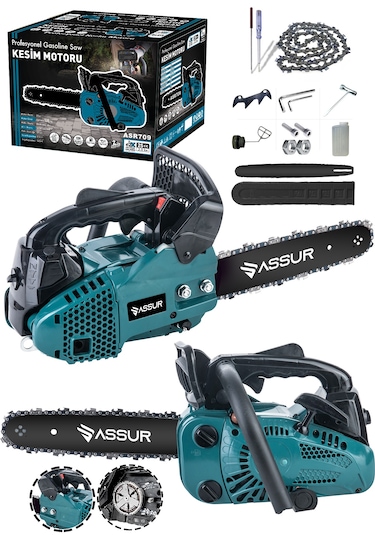 Assur ASR709-02-21 25 CC Mini Benzinli Testere Mavi