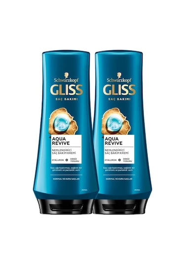 Gliss Aqua Revive Nemlendirici Saç Kremi 2 x 360 ML