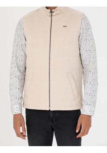 Pierre Cardin Erkek Bej Deri Mont-kaban 50280296-591 Bej