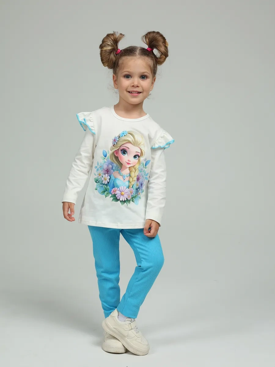 Z&s Kids Elsa Takımı Taytlar İçinde 37042009 Pembe