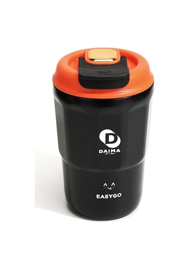 Daima Easygo Bardak Termos Siyah 380 Ml Siyah