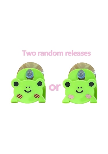 Xuweiwei Yeşil Kurbağa Şekilli Banyo Süngeri Ve Mutfak Organizatörü Yeşil