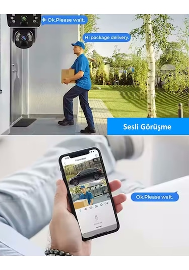 O-kam Solar3915 4g Güneş Enerjili Dual Lens 360 Görüş 128gb -siy