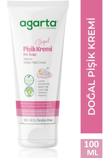 Agarta Doğal Pişik Kremi 100ml 4 Lü Set
