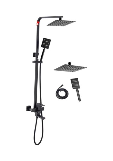 Boheme Yeni Fleko Duş Ünitesi Siyah Diğer