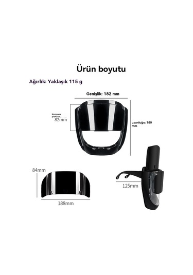 Kaynak Maskesi Hafif Ve Kullanışlı Kulak Asılı Kaynak Koruyucu Maske