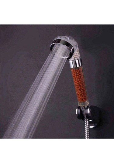 Duş Takımı Bocuklu Filtreli Ve Su Tasarruflu Arıtmalı Gsa Set Sürgülü Örgülü Spralli Gümüş