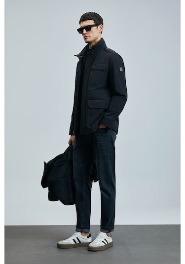 Lufian Benedıc Smart Jean Erkek Pantolon Regular Fit Antrasit Antrasit 111200212100110 Antrasit