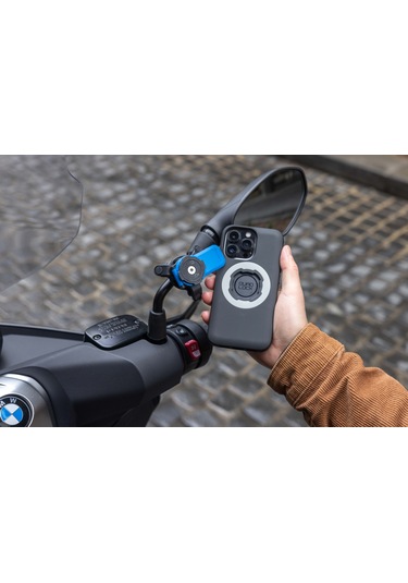 Quadlock Motorcycle / Scooter Mirror Mount Siyah