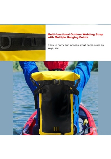 Flybuy Yüzme Sürüklenmesi Su Su Sörfü Sırt Sırt Seyahat, Seviye Pvc Plaj Nehir Mesh Mekan Kumaş Keşif, Kapasite İzleme Ipx6 İçin Gri Geçirmez Geçirmez Dış Çantası Çantası Büyük Botla Ağı 500d 30l - - - - - - - Su Gri