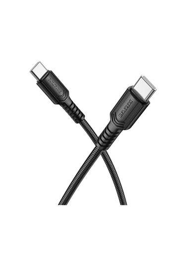 Borofone Bx116 1m 60w Tip-c Tip-c Belirli Şarj Veri Kablosu Siyah