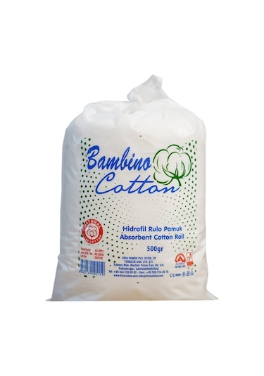 Bambino Cotton Hidrofil Rulo Pamuk 2 x 500 G