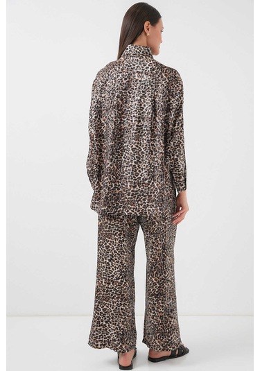 Gabria Leopar Parlak İkili Takım Leopar