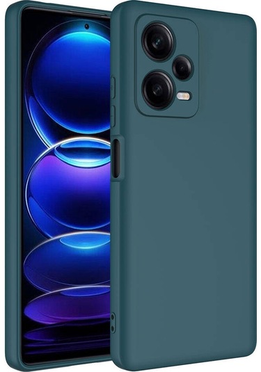 Xiaomi Redmi Note 12 Pro Plus 5g Kılıf Zore Mara Lansman Kapak Koyu Yeşil