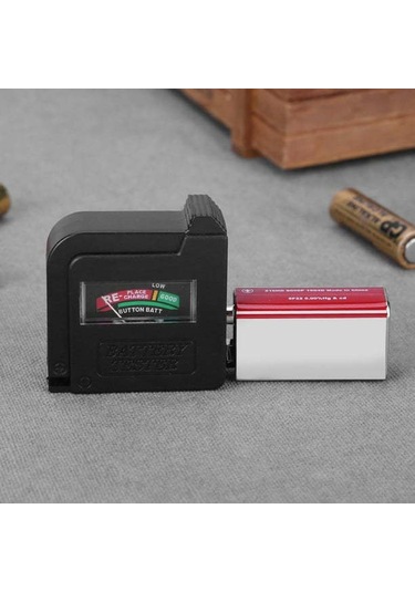 Vkemall Bt860 Pil Test Cihazı - 9v, 1.5v, Aa/aaa Pil Voltaj Düzeyi Testeri, Pil Şarj Seviyesi Gösterici, Taşınabilir Ve Kolay Kullanım