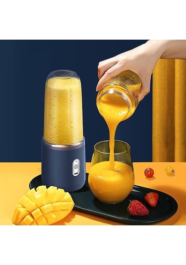 Trendooze W Taşınabilir Suyu Mikseri Mikser Meyve Mavi Hallow Aoresac-mini 40 Me