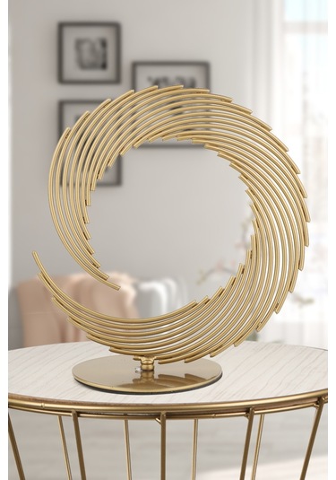 Begüsa Bakü Metal Aksesuar Biblo 31 Cm Eskitme