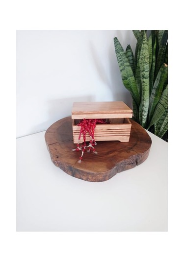 El Yapımı Çok Amaçlı Bölmeli Ahşap Eskitme Kutu