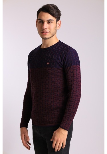 Bearraybon Erkek Triko Kazak Bordo (504888343) Bordo