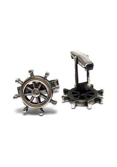 Dümen Model Telkari Erkek Gümüş Kol Düğmesi