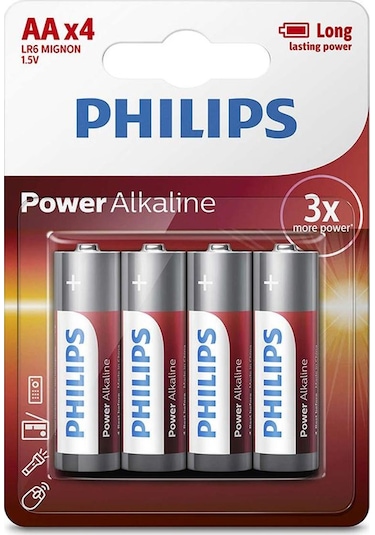Philips LR6P4B/97 AA Alkalin Kalem Pil 4'lü