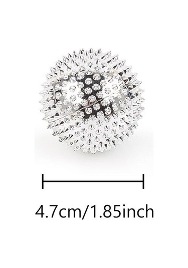 1 Çift El Manyetik Terapi Dikenli El Masaj Topu Çok Renkli