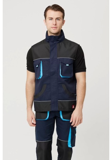 Dayanıklı İş Yeleği Çok Cepli Alaska Outdoor Yelek Nefes Alabilir Fonksiyonel Tasarım Lacivert-siyah-turkuaz Dayanıklı İş Yeleği Çok Cepli Alaska Outdoor Yelek Nefes Alabilir Fonksiyonel Tasarım Lacivert-siyah-turkuaz