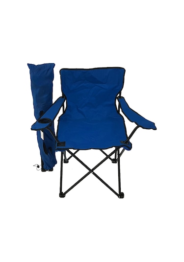 Bofigo Katlanır Taşıma Çantalı Piknik Kamp Sandalyesi - Mavi