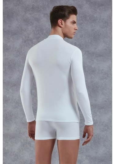 Doreanse Erkek Modal Boğazlı Yaka Uzun Kol T Shirt 2930