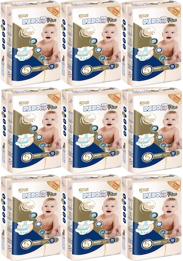 Pedo Plus Bebek Bezi 5 Numara 11-25kg Junior 180 Adet