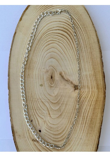 Paytak Moda Gümüş Rengi Zincir Kolye Unisex Zincir Kolye Pytkznckly243